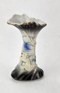 Vintage Japan Moriage handbemalte Dragonware Teevase erhaben 3-D Dragon Endo China - Bild 1 von 10