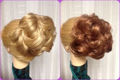 LIZZIE MONA LISA Claw Clip-on Hairpiece 4 Bendable Wires BLONDE BROWN RED BLACK - Image 1 of 4