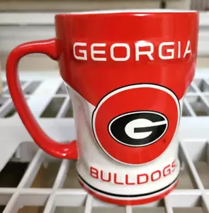 Taza de cerámica esculpida Georgia Bulldogs - Imagen 1 de 3