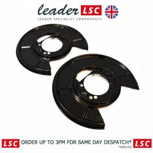 2x Rear Brake Dust Shields Splash Guards VW Crafter 2006 to 16 2E0615311 NEW - Picture 1 of 12