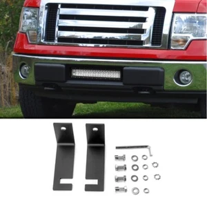 Lower Bumper 18" Straight Light Bar Mounts For Ford F-150 SVT Raptor 2010-2014 - Picture 1 of 8