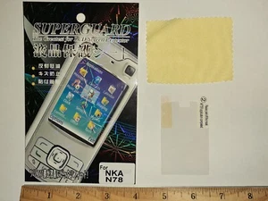 NEW LCD Screen Protector Guard Shield for Nokia N78 USA FAST SHIPPING - Picture 1 of 4