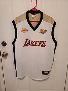 Vintage Majestic 2002 Los Angeles Lakers NBA Finals Kobe Bryant Jersey Size XL 