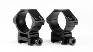 1 Pair Scope Mount 34mm/35mm Rings Low Profile w/20mm Picatinny Rail Mount - Picture 1 of 6
