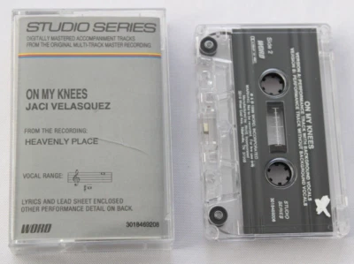 JACI VELASQUEZ ON MY KNEES SERIES CASSETTE, ACCOMPANIMENT TRACKS, WORD MUSIC Foto 1 de 3
