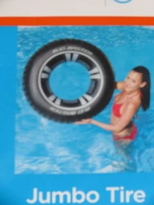 Jumbo aufblasbarer Fun Reifen Pool Wasser Schwimmer Alter 10+ NEU - Bild 1 von 1