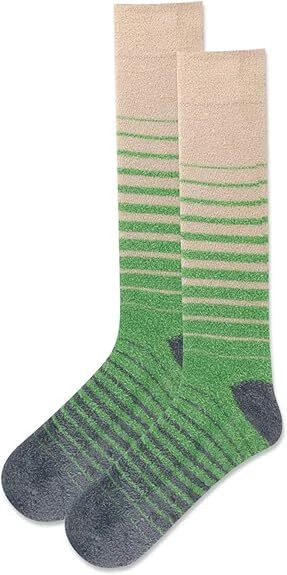 Hotsox Para hombres Rayas Zapatilla Calcetín Antideslizante Calcetines 1 Par, Tostado, Para hombres 10-13 Zapato Foto 1 de 1