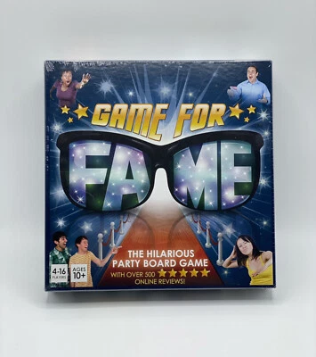 Game For Fame The Hilarious Party Board Game-New And Sealed - Image 1 of 4