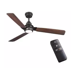 Home Decorators Collection Ester 54" LED Matte Black Ceiling Fan 52159 - Picture 1 of 4