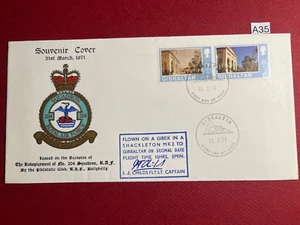 A35 First Day Souvenir Cover Redeployment of No.204 Sqn Ballykelly 1971 I.Childs - Picture 1 of 2