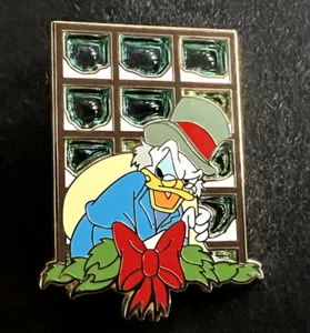 Uncle Scrooge McDuck Advent Calendar Christmas Stained Glass Disney Pin 168880 - Picture 1 of 2