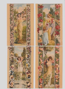 illustrateur ART NOUVEAU 6 CPA 6824 - Imagen 1 de 3