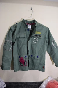Disney Store Spider Man Field Jacket Boys Marvel Comic Con Coat Outerwear 9/10 - Picture 1 of 23