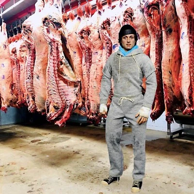 1/6 Training Backdrop 15"x15" - For 1/6 Hot Toys Rocky, Apollo - Image 1 of 3