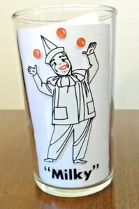 Milky der Clown Trinkglas 6oz Milky's Party Time Twin Pines Detroit Vintage - Bild 1 von 7