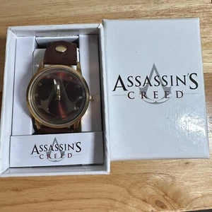 Assassins Creed Watch Brown Face Brown Wrist - Picture 1 of 5
