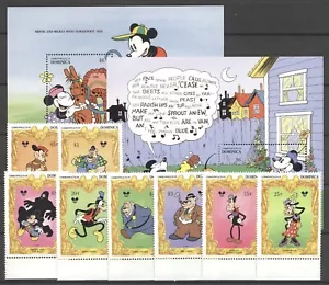 Walt Disney, Mickey - Dominica - ** Estampillada sin montar o nunca montada 1994 - Imagen 1 de 1