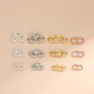 S925 Sterling Silver Hook For Necklace Bracelet Connector Diy Making Accessories - Picture 1 of 28