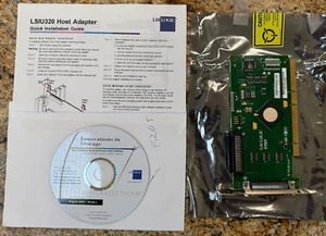 LSI Logic LSIU320 Single Channel Ultra 320 PCIe SCSI Controller Card - Picture 1 of 5