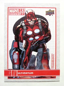 2021-22 Upper Deck Marvel Annual Ultimatum Canvas Variant Insert Card #70 - Bild 1 von 2