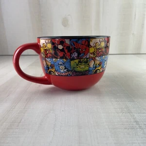 Marvel Comics Avengers Hero Headshot Collage 24 oz Coffee or Soup Mug - Picture 1 of 4