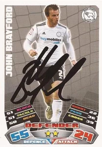 JOHN BRAYFORD SIGNED DERBY 2011/2012 CHAMPIONSHIP MATCH ATTAX TRADING CARD+COA - Picture 1 of 1