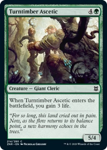 x1 Turntimber Ascetic - Zendikar Rising - NM - MTG - Image 1 of 1