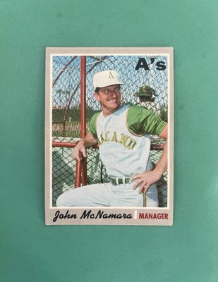 1970 Topps John McNamara High # #706 RC VG-EX - Image 1 of 3