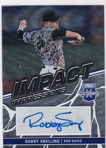 2023 Panini Elite Extra Edition Impact Impressions ROBBY SNELLING RC Auto - Picture 1 of 2