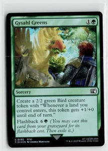 MTG Final Fantasy Gysahl Green Foil x1 casi nuevo - Imagen 1 de 2