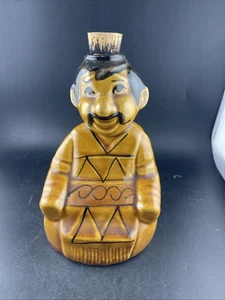 Vintage Keramik Mann Flasche Dekanter • Aztekenmuster • Schnurrbart Design • Mexikanisch - Bild 1 von 8