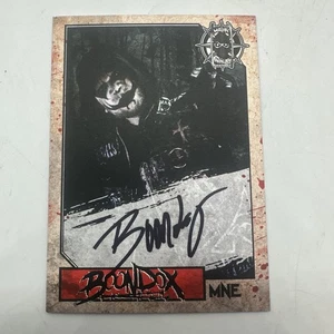 Tarjeta firmada autografiada por Boondox MNE Krimson Crow Magic Ninja Entertainment - Imagen 1 de 3