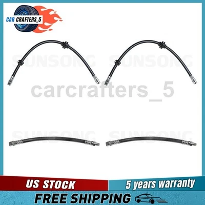 4 mangueras hidráulicas de freno delantero trasero para Mercedes-Benz S430 2003-2006 4,3 L Foto 1 de 4