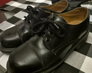 Womens Black Oxford Doc Martens Size 9 - Picture 1 of 6