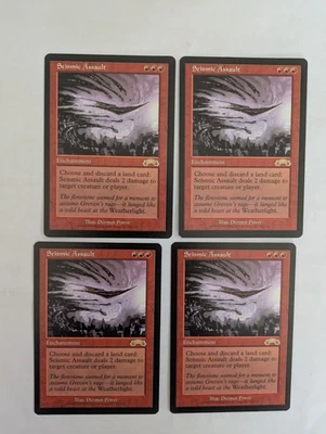 4 Seismic Assault Exodus MTG NM Free shipping with tracking - Image 1 of 2