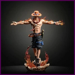 28 cm Anime One Piece Ace Figur Portgas D Ace Actionfigur PVC Statue - Bild 1 von 24