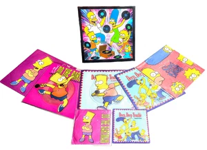 THE SIMPSONS COMPLETE UK VINYL COLLECTION LP + 12" +7" + PICTURE DISC + BOX - Picture 1 of 17
