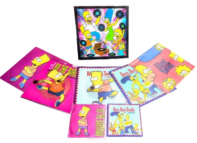 THE SIMPSONS COMPLETE UK VINYL  COLLECTION LP +  12" +7" + PICTURE DISC  +  BOX - Image 1 of 4