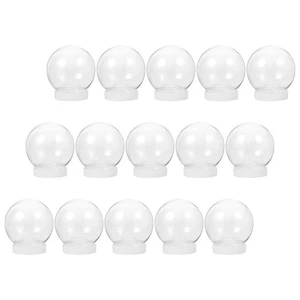  15 Pcs Snow Globe Replacement Parts Diy Supplies Crafts Making Water Globes - Picture 1 of 12