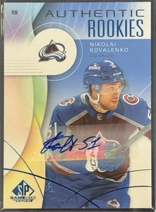 Nikolai Kovalenko 2024-25 Upper Deck SP Game Used Authentic Rookie Blue Auto 229 - Picture 1 of 2