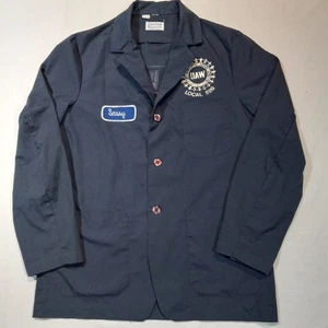 Sz 38 GM Powertrain Factory Shop Jacket "Sassy" Buick Olds Cadillac Vintage - Picture 1 of 9