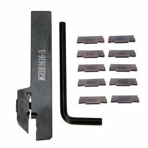 MGEHR1616-3 Drehbank Drehmeißel Halter Bohrstange + 10pcs MGMN300 Einsatz Düse - Bild 1 von 10