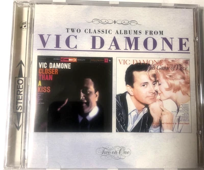 Vic Damone  Closer Than A Kiss / This Game Of Love (CD 1997 Columbia) 2 on 1 Uk - Imagem 1 de 4