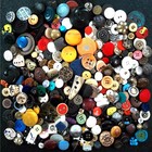 100 Craft Buttons Assorted Bulk Lot Mixed Size Color Style Shape DIY Sewing Art