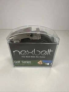 NEXGÜRTEL Fast Eddie X Factor Golf Spezialeinsätze Gürtel schwarz Leder verstellbar NEU - Bild 1 von 7
