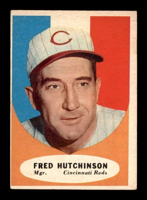 1961 Topps #135 Fred Hutchinson MG VG/VGEX X3159281 - Image 1 of 3