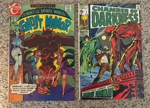 S Konvolut (2) Horror 1969 & 1970 Comics Chamber of Darkness & Ghosts Manor - Bild 1 von 2