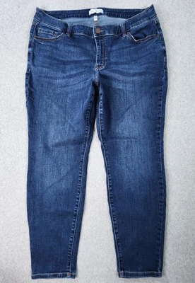 Lane Bryant Flex Magic Waistband Mid-Rise Skinny Jeans Womans 18 Blue Stretch - Image 1 of 4