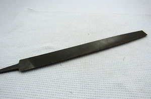 Lima de mano Johnson corte bastardo medio redondo, hecha en EE. UU. - Imagen 1 de 5