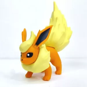 Pokemon Scale World #4 3" 1:20 Scale Kanto Flareon Booster Mini Figure Bandai - Picture 1 of 3